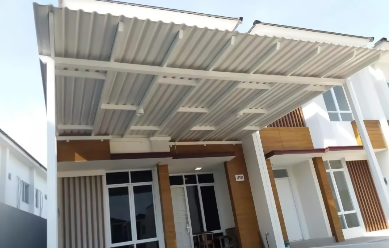model kanopi alderon minimalis untuk rumah