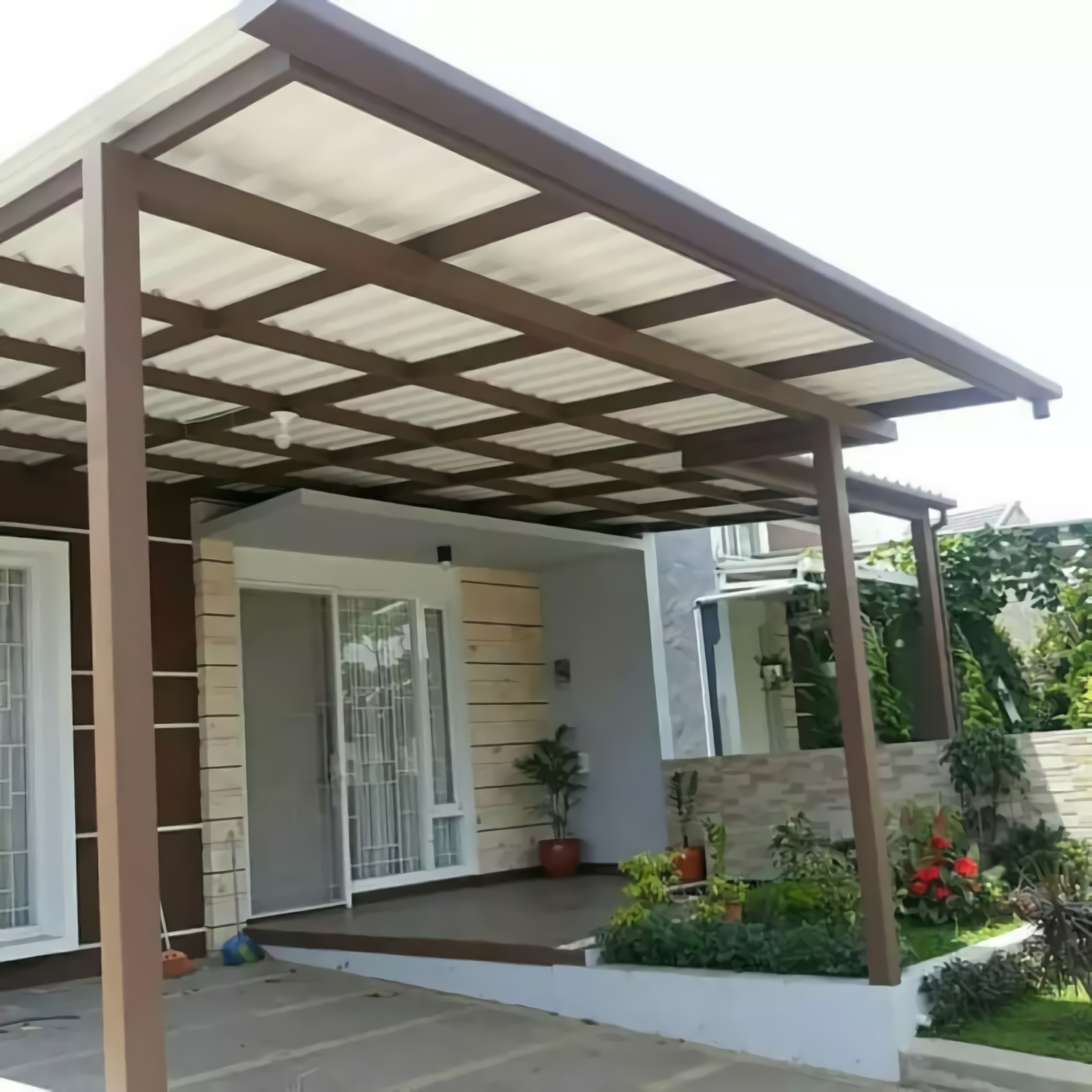 kanopi alderon uPVC berkualitas premium