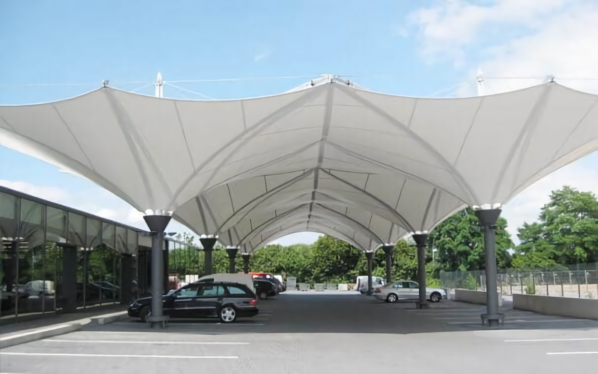 Model canopy membrane valance sederhana dan minimalis